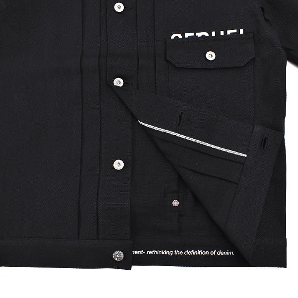 SEUQUEL DENIM JACKET BLACK SQ-21AW-JK-04 | ochge.org