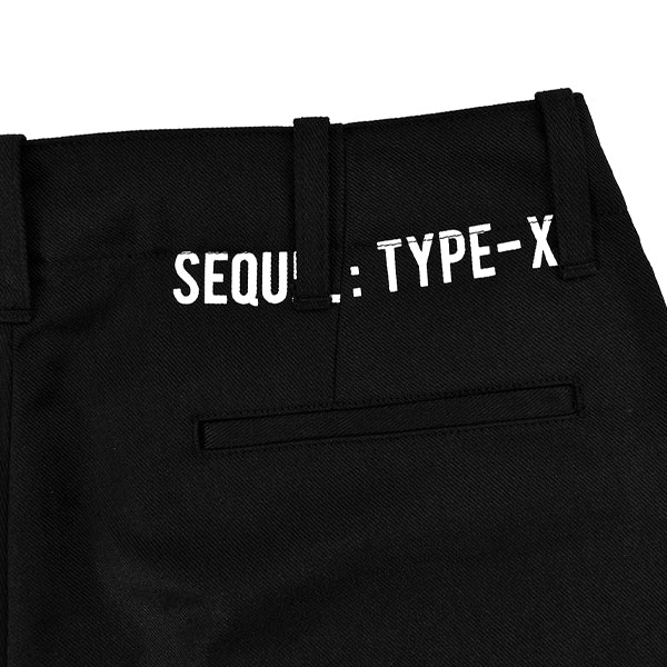 SEQUEL CHINO PANTS(TYPE-F) 黒 XLシークエル パンツ smcint.com