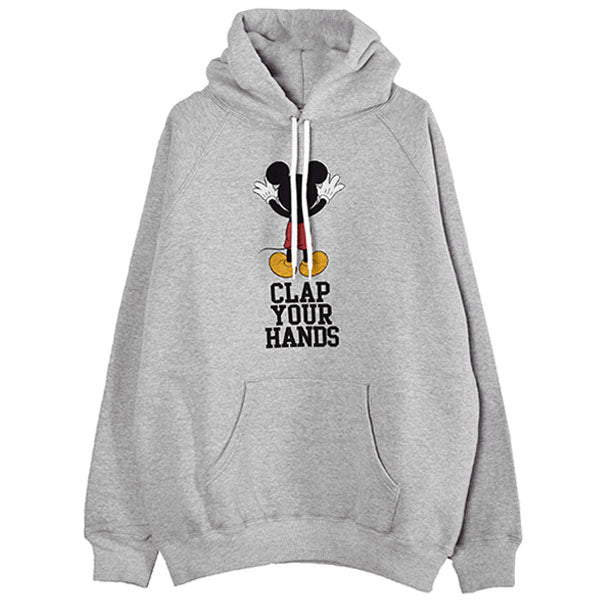 DISNEY × SD Clap Your Hands Hood Sweat/GRAY(SWOHB220) – R&Co.