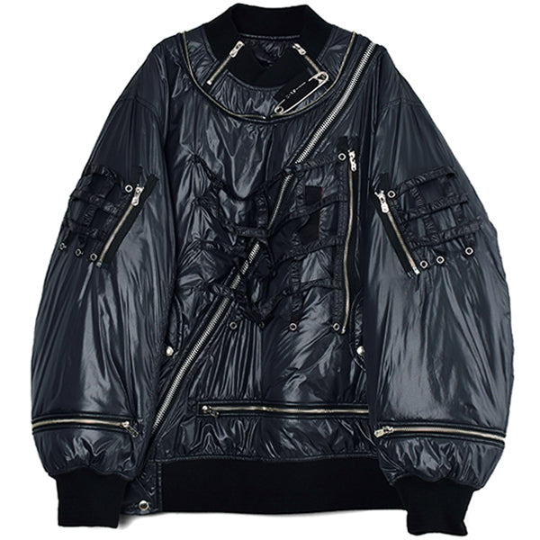 SPACE FLIGHT JACKET. (SJ.0008BAW21)Black-