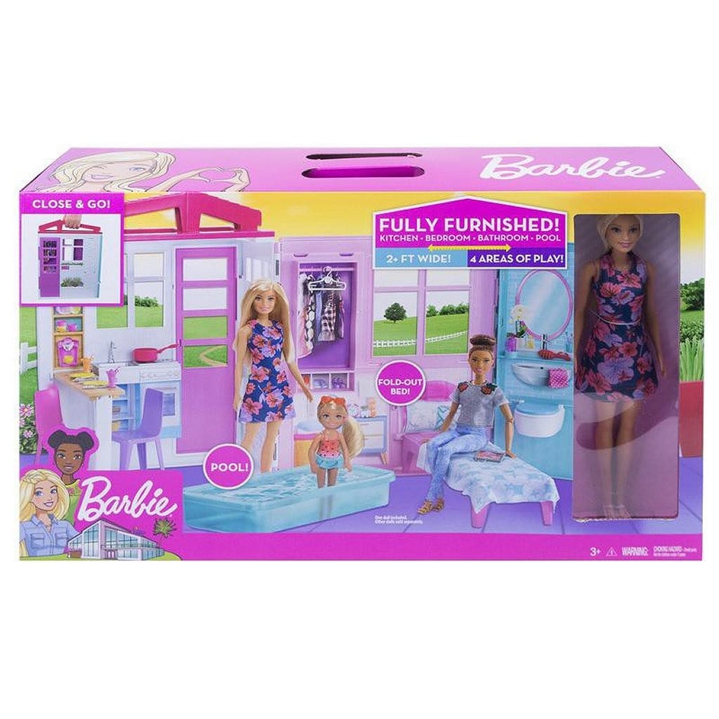 Barbie Huis Met Pop En Accessoires - Smiley