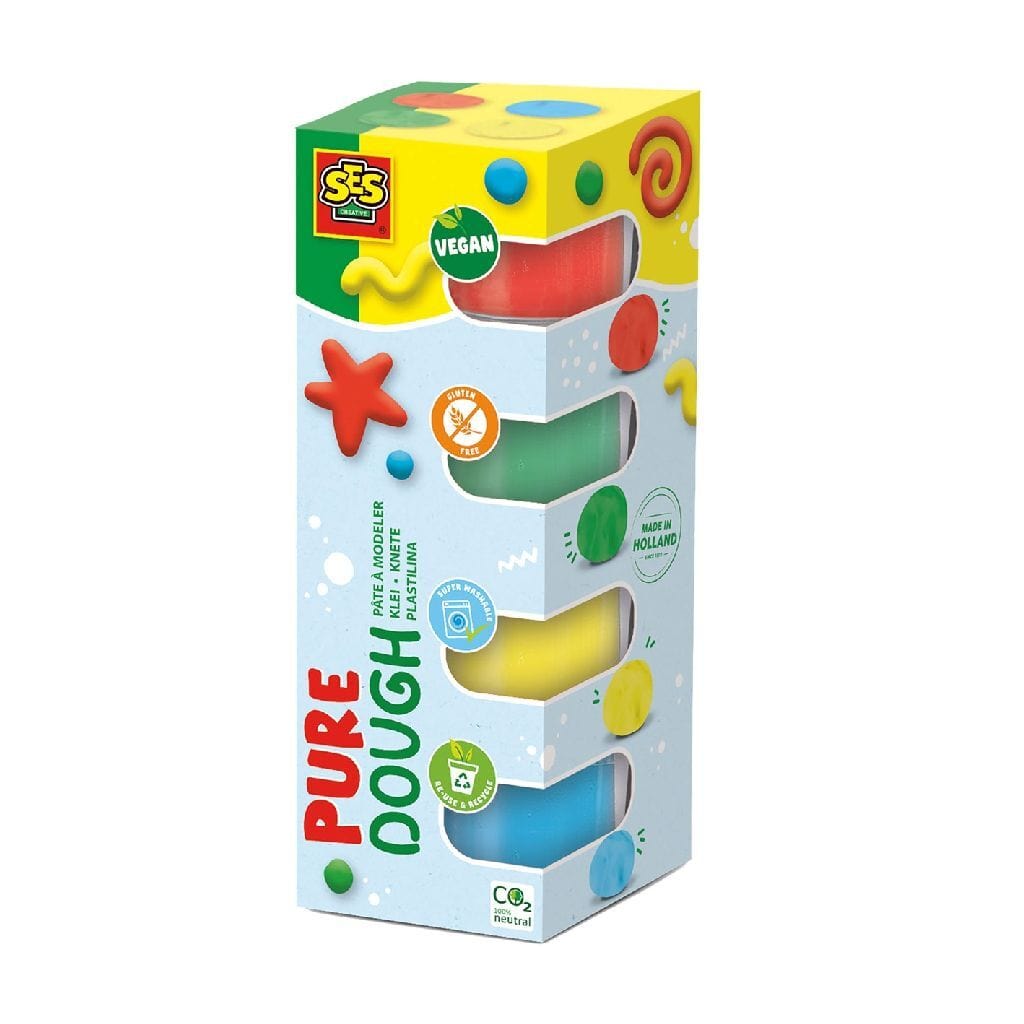 Encommium middag draad Ses Creative Pure Klei 4X90 G - Smiley Toys