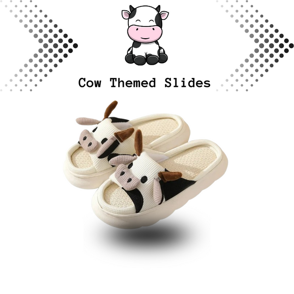 Cartoon Cow Themed Slides