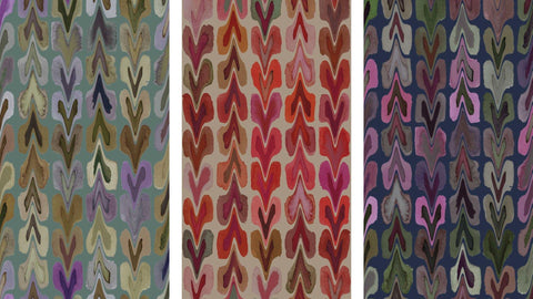 Silk Velvet Print Designs by Joanna Lyle. Velvet Loafer Prints and Patterns. Handmade in Italy Textile Designs and Prints