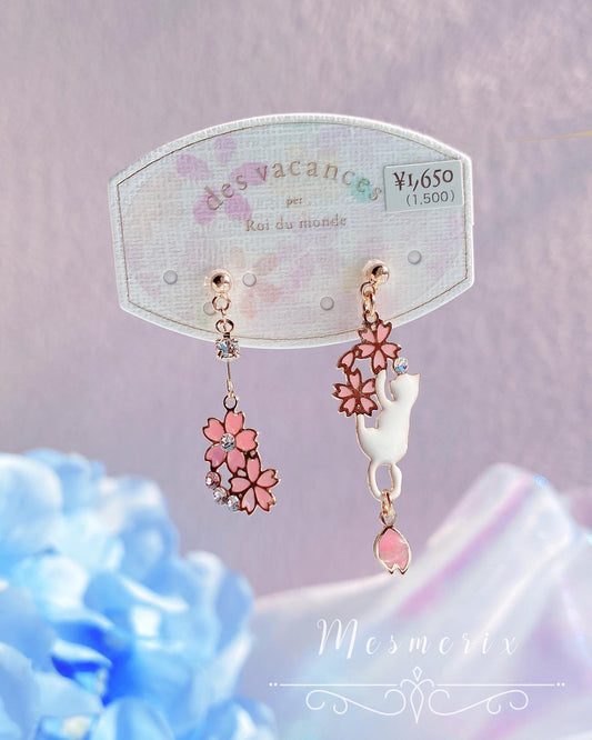 New roi du monde Japanese Cute Earrings bling