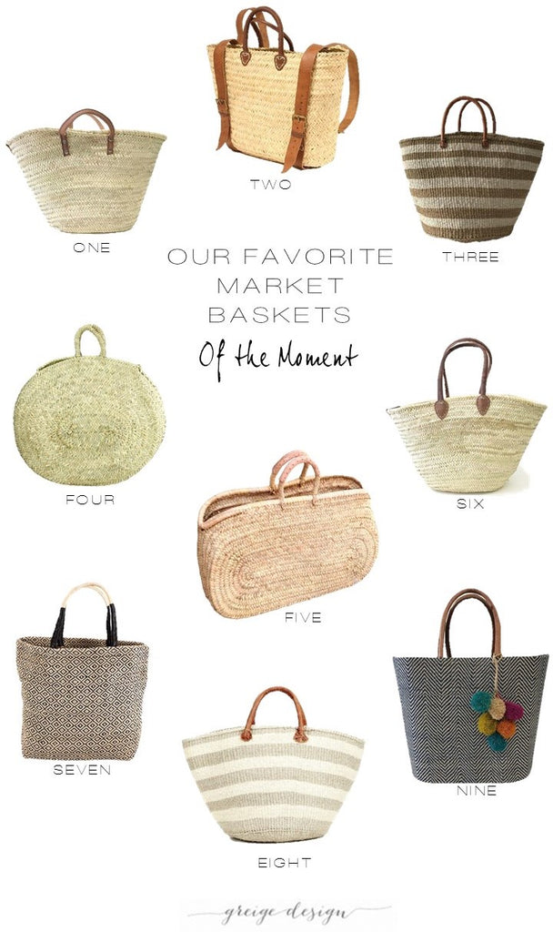 Our Favorite Market Baskets of the Moment - greige design