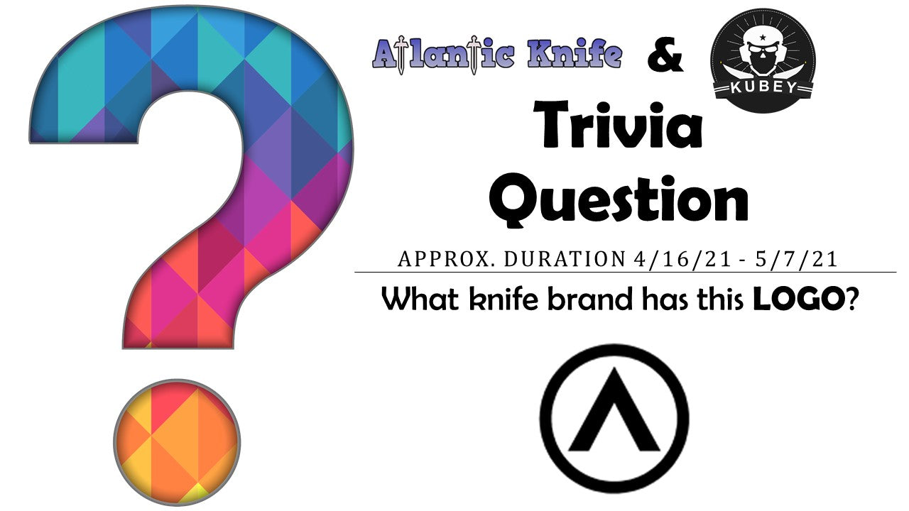 Atlantic Knife & Kubey 202C AK Knife Trivia Question Giveaway Post