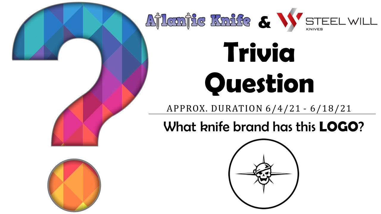 Atlantic Knife & Steel Will Gienah Free Knife AK Trivia Question Giveaway