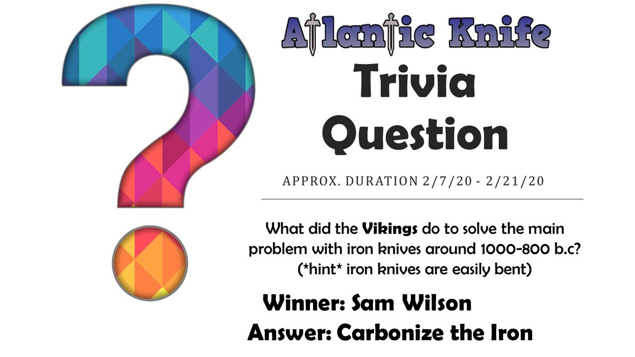 Titanium Artisan Proponent Knife AK Blog Trivia Question Giveaway Winner Sam Wilson 