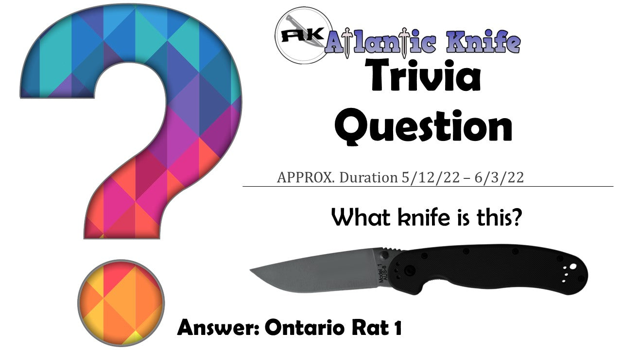Atlantic Knife for Sharp Fun Answer | AK Blog Trivia Question