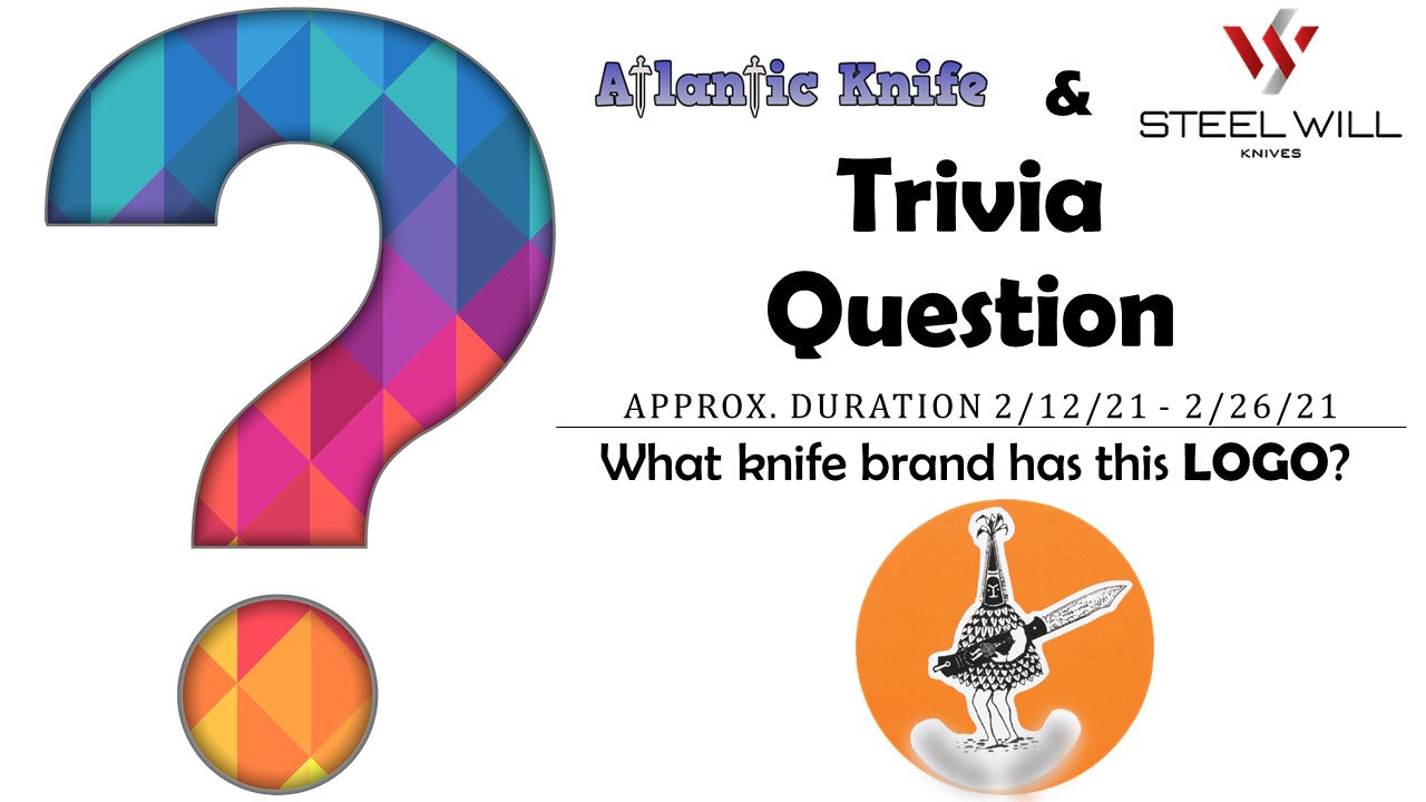 Atlantic Knife & Steel Will Gienah AK Trivia Question Giveaway