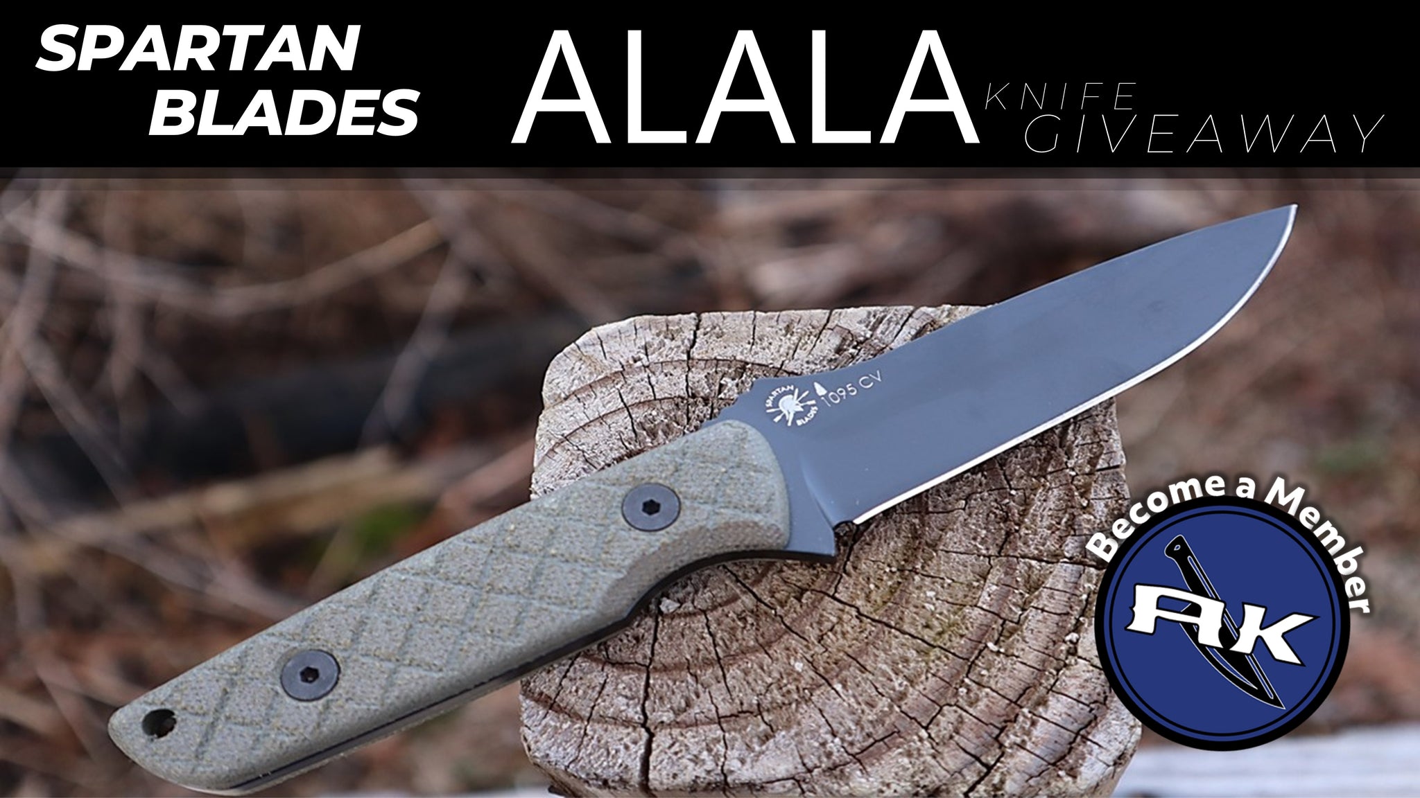 Spartan Blades Alala Giveaway | Atlantic Knife