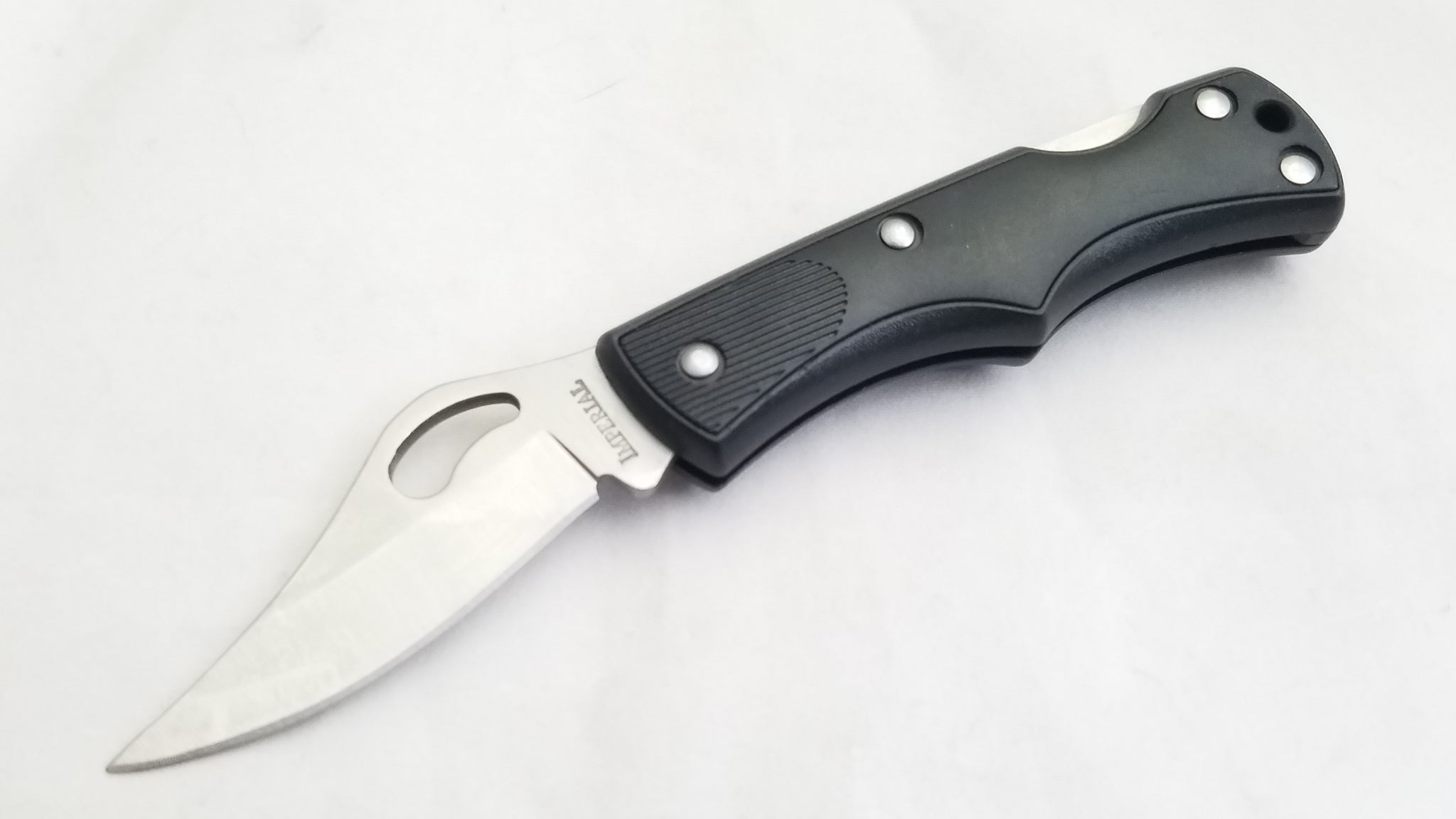 Imperial Schrade Black Folding Blade Lockback Pocket Knife 42bk ...