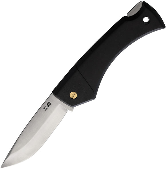 Aitor Ardilla Lockback Black Folding Stainless Drop Point Pocket Knife ...