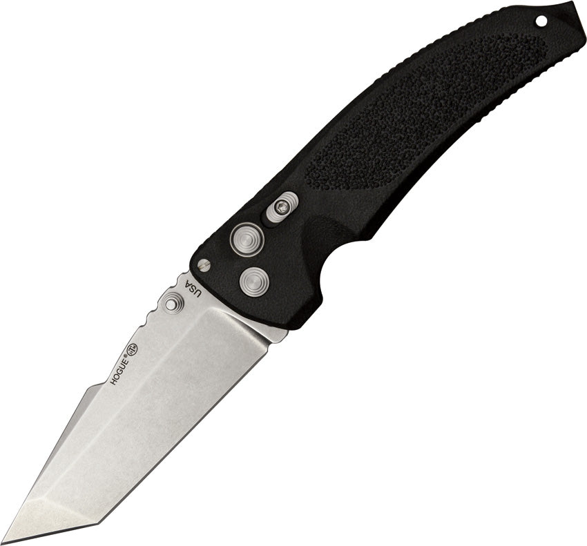 Hogue EX-03 Button Lock Tanto Black Folding Knife 34340 – Atlantic ...