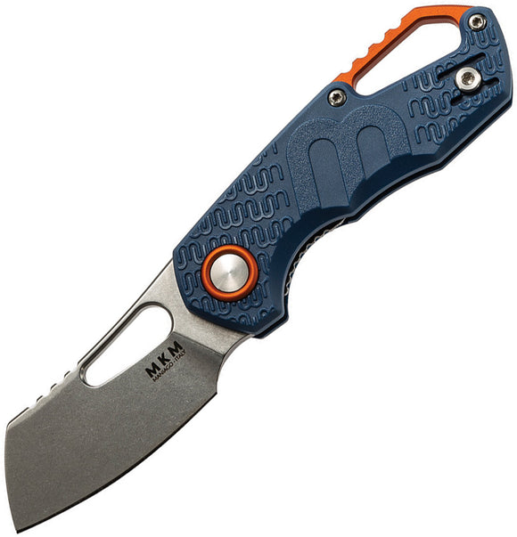 MKM - Maniago Knife Makers Isonzo Cleaver Linerlock Blue N690 Folding ...