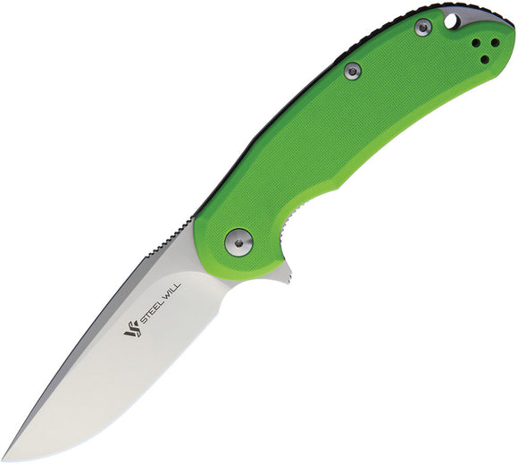 Steel Will Cutjack Linerlock Green M390 Folding Knife c222gr – Atlantic ...