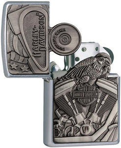 Zippo Harley Davidson Motorcycle Engine& Parts Windproof Lighter