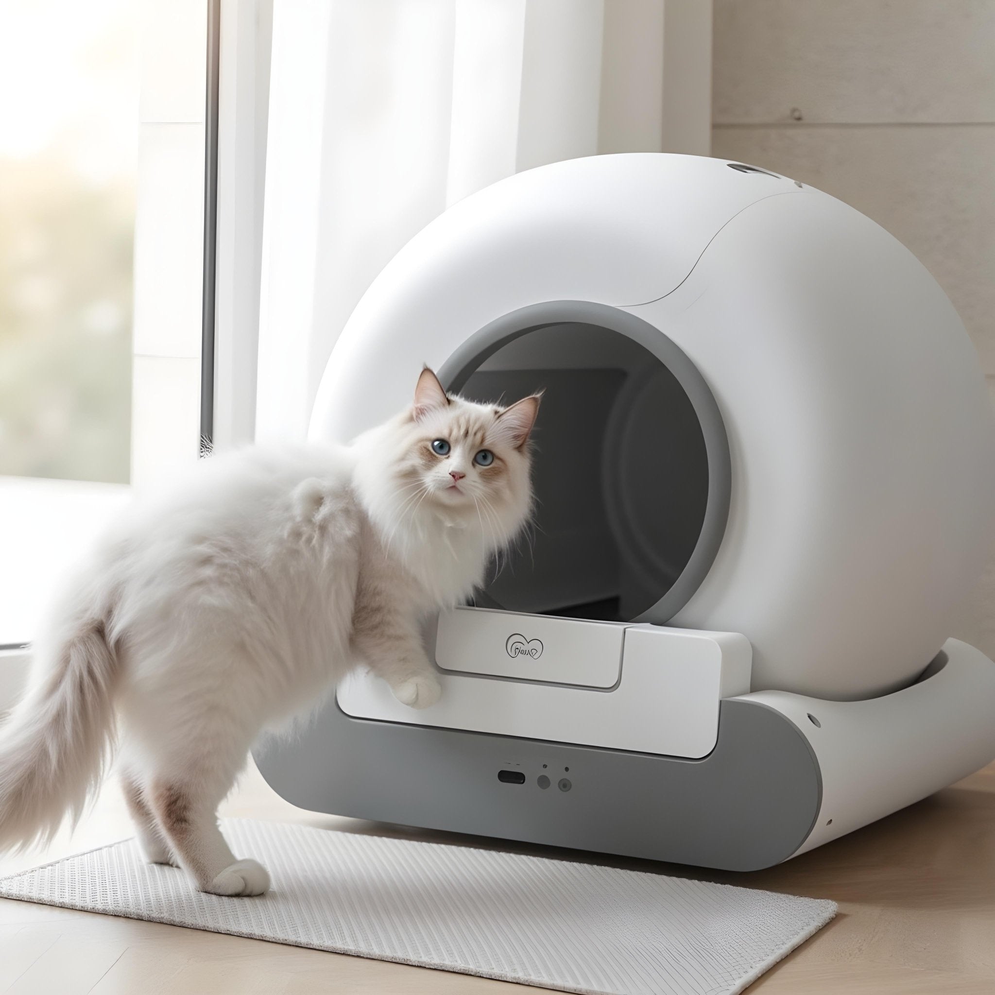 Smart Automatic Self-cleaning Cat Litter Box with App Control