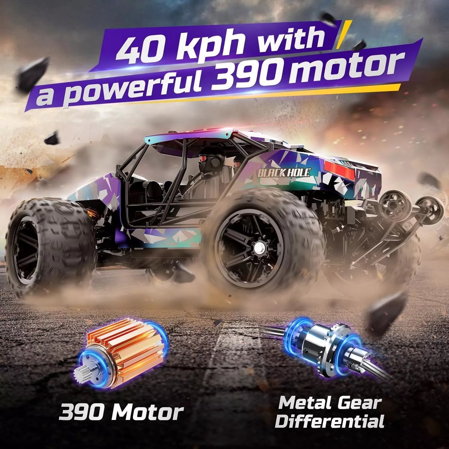 Fast Off-Road Monster RC Car For Kids Adults