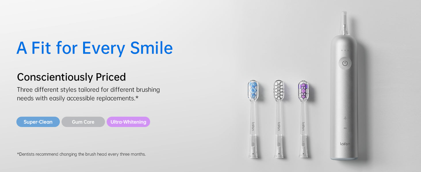 An eco-friendly toothbrush that is electric and intelligent with an app-Laifen Wave