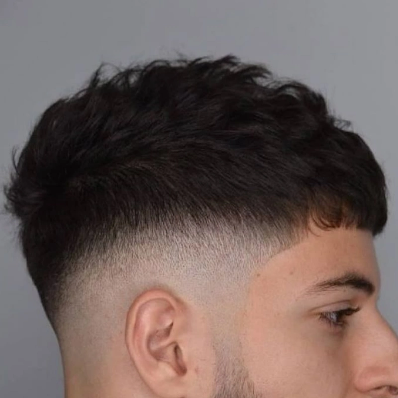 French crop with fade
