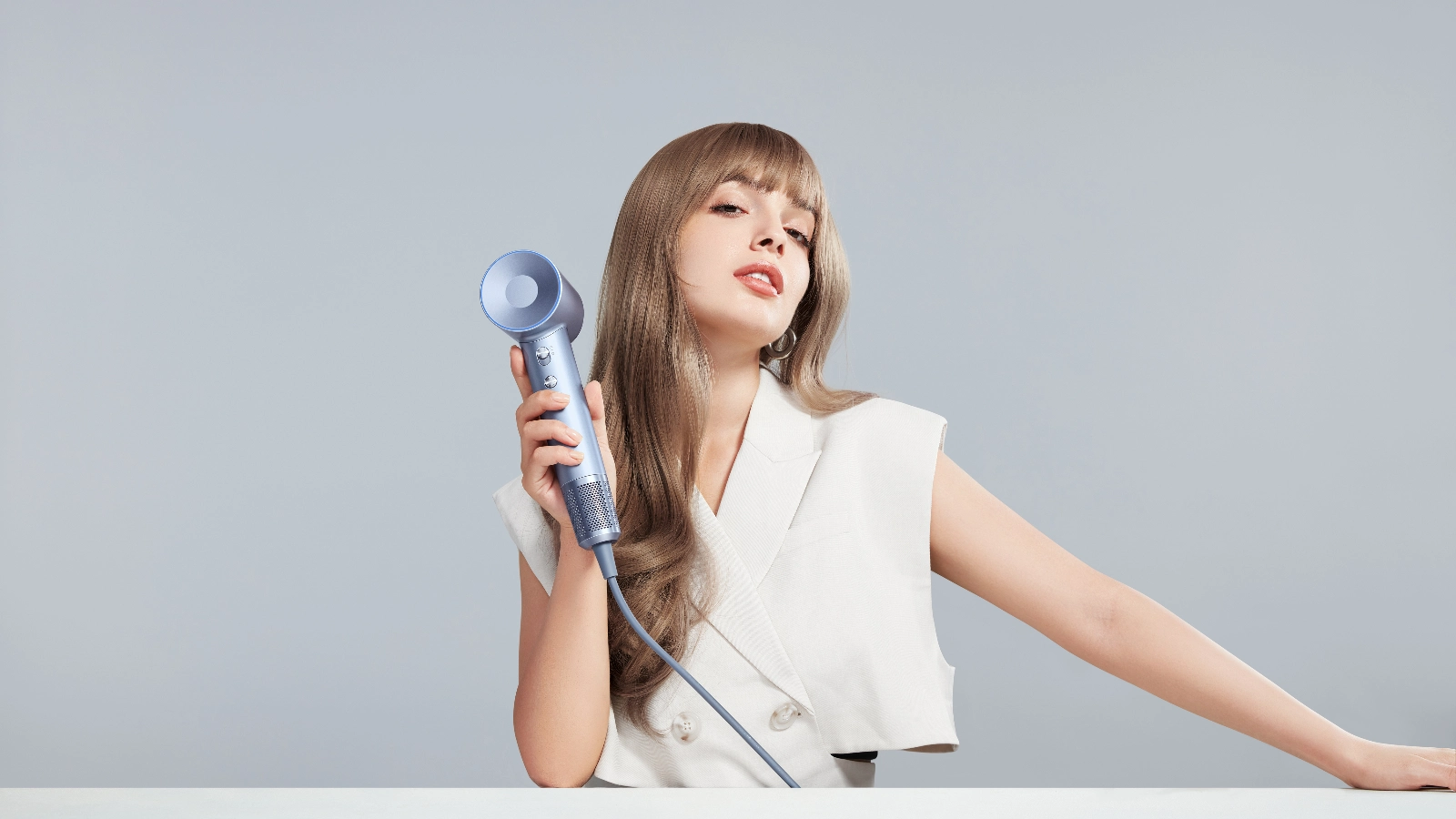 Try a good hair dryer for your short hair