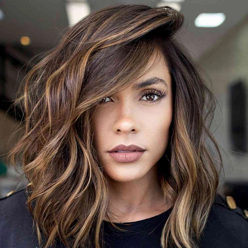 What are layered haircuts for medium length hair?