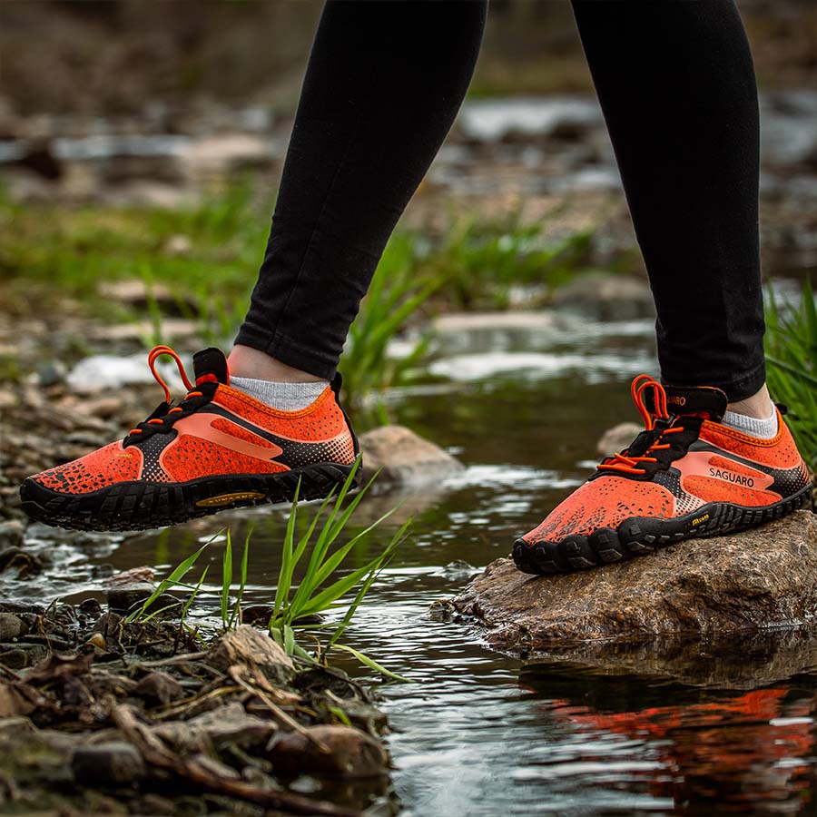 Saguaro Barefoot Minimalist Water Trail Hiking Running Green Shoes 45 Mens  11.5