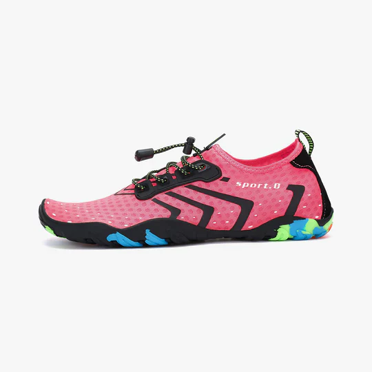 Saguaro Pink and Purple Swim Shoes for Women