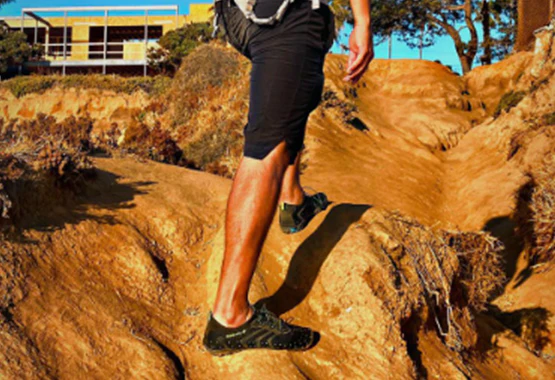 Saguaro swim shoes has great grip for mountain sport