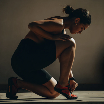 zero drop shoes in the gym