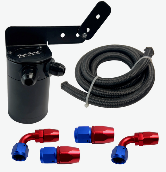 Universal Performance Oil Catch Can 2 Port -6AN + Adjustable Mounting –  Bull Boost Performance