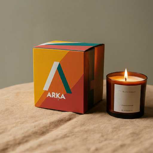 Arka candle packaging