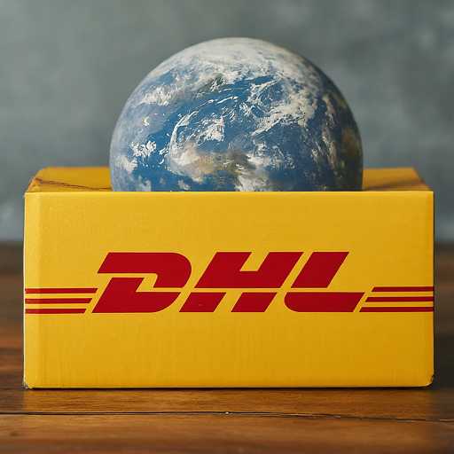 DHL shipping box