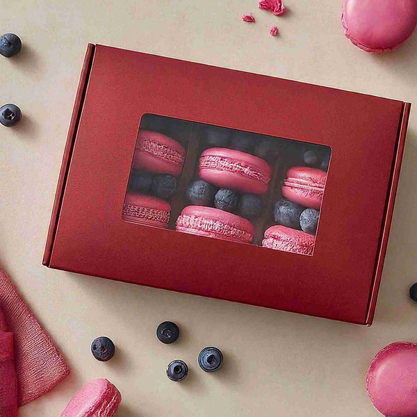 berry macaron packaging ideas