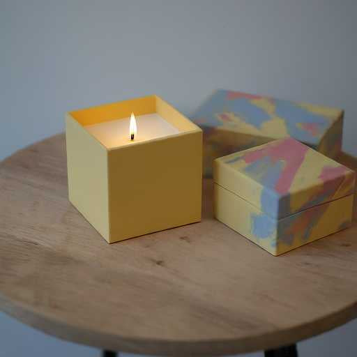 bold candle packaging