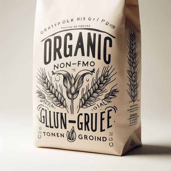 bold typography food packaging