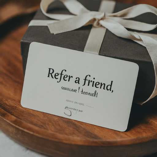 box with referral card
