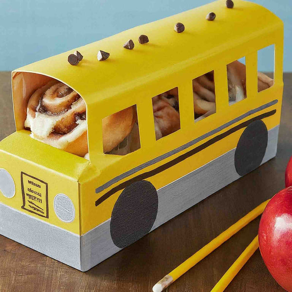 bus cinnamon roll packaging ideas
