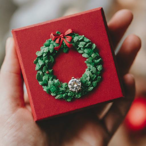 Christmas jewelry gift box