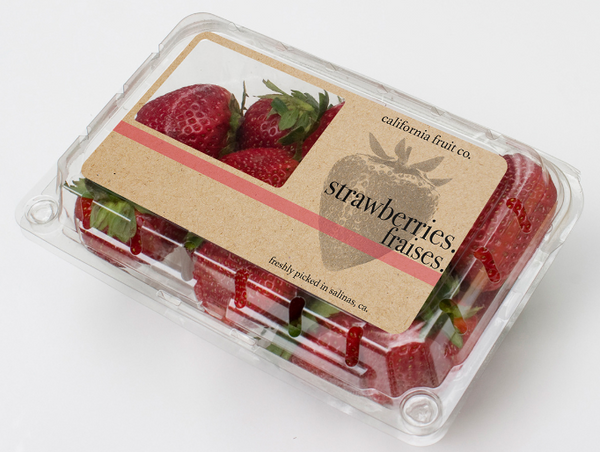 clamshell packaging for strawberries