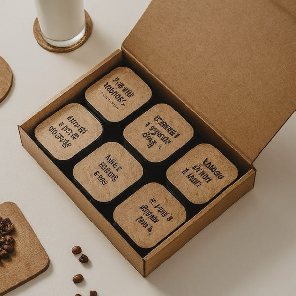 coaster packaging inspirational quotes