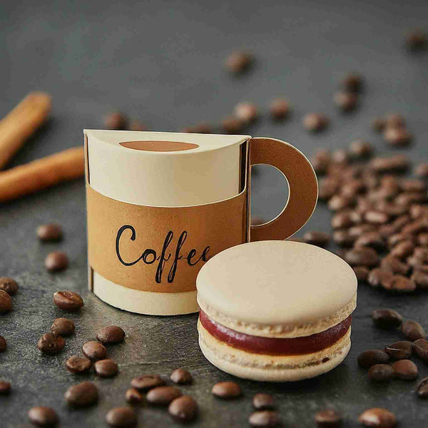 coffee macaron packaging ideas