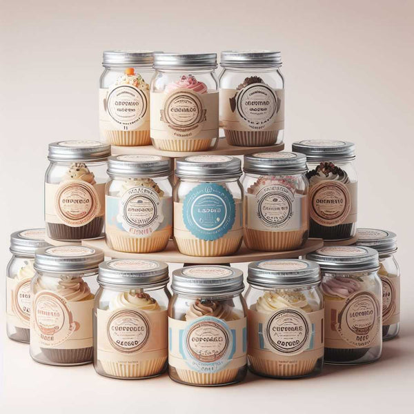 cupcake jar packaging idea