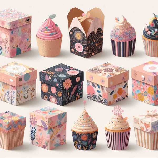 custom cupcake boxes
