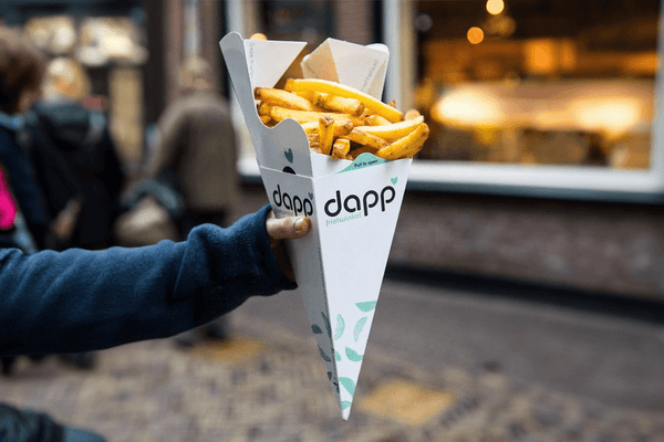 french fries cone package