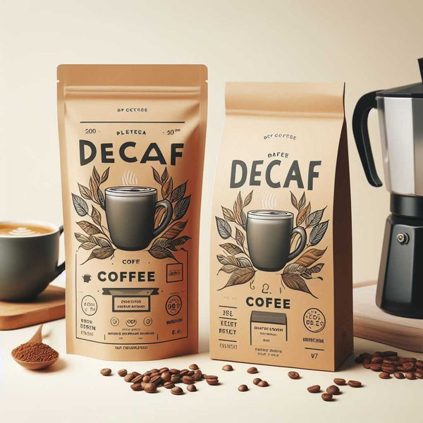 decaf coffee package design idea