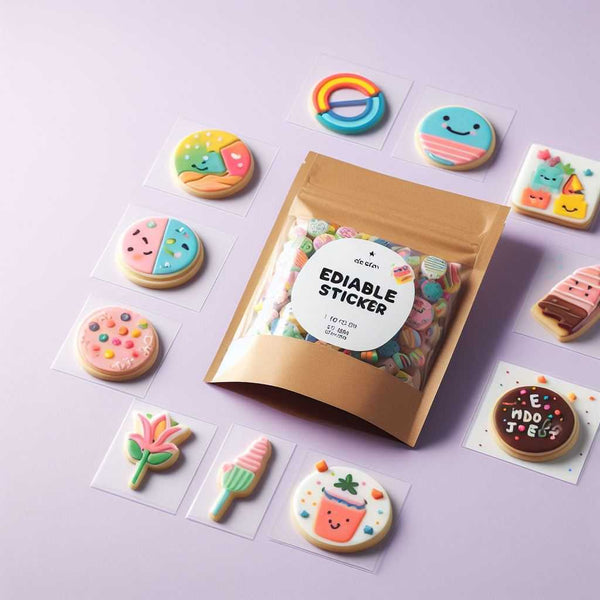 edible sticker packaging idea
