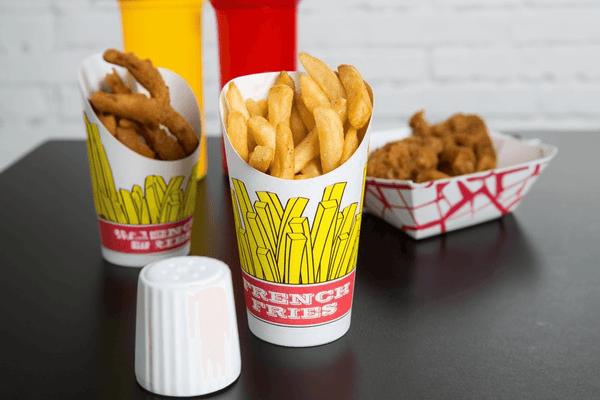 french fries cup package